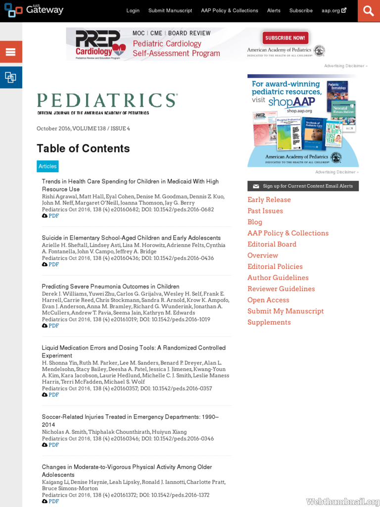 More information about "Pediatrics"